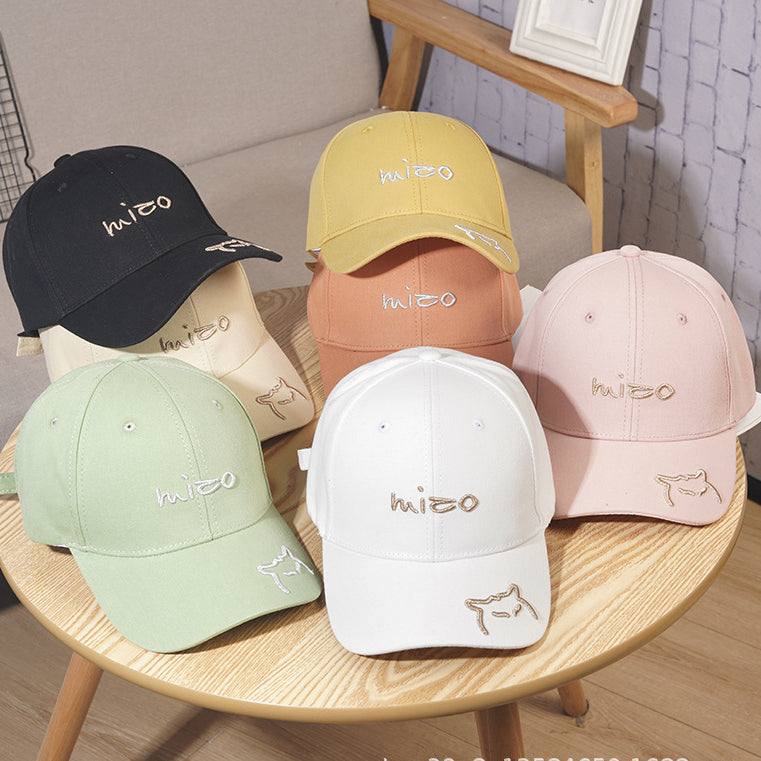 Wholesale Cotton Candy Color Letter Embroidery Baseball Cap